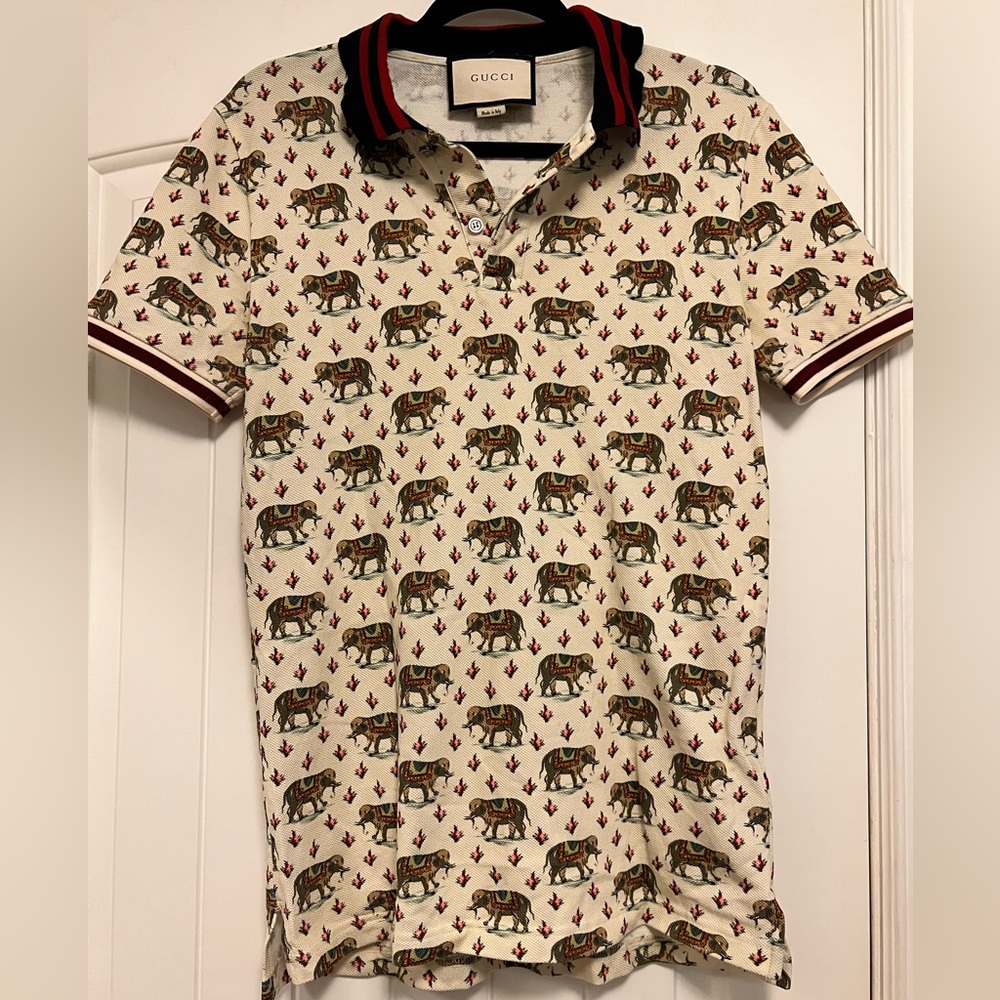 Authentic Gucci elephant polo